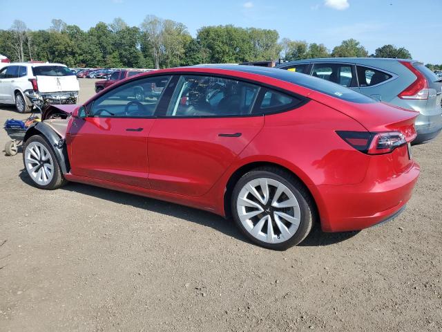 5YJ3E1EA5PF450342 - 2023 TESLA MODEL 3 أحمر صورة 2