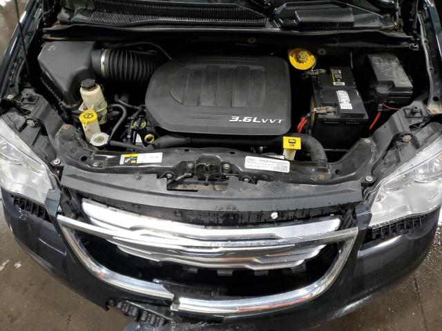 2C4RC1CG1FR742645 - 2015 CHRYSLER TOWN & COU TOURING L BLACK photo 12