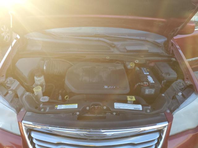 2A4RR8DG9BR604345 - 2011 CHRYSLER TOWN & COU TOURING L BURGUNDY photo 12