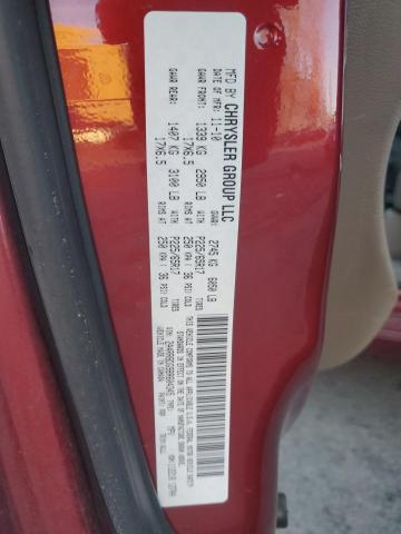 2A4RR8DG9BR604345 - 2011 CHRYSLER TOWN & COU TOURING L BURGUNDY photo 13