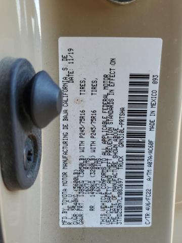 3TMDZ5BN7LM083697 - 2020 TOYOTA TACOMA DOUBLE CAB 米色 照片 12