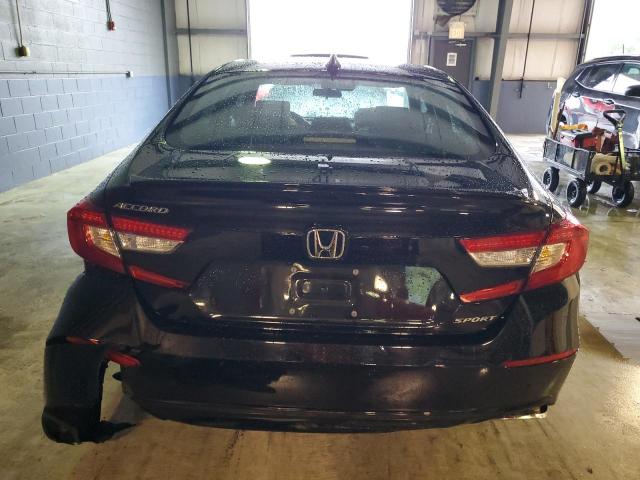 1HGCV1F39NA091777 - 2022 HONDA ACCORD SPORT Czarny zdjęcie 6