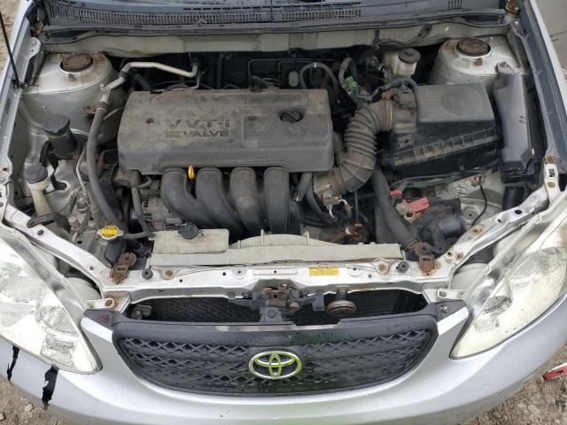 JTDBR32E252066358 - 2005 TOYOTA COROLLA CE SILVER photo 11