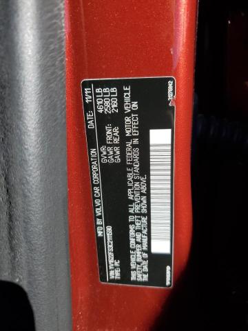 YV1622FS3C2111590 - 2012 VOLVO S60 T5 წითელი ფოტო 12