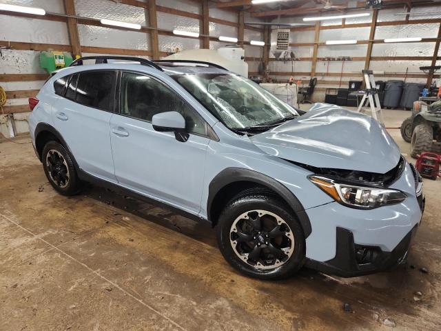 JF2GTAEC1M8252850 - 2021 SUBARU CROSSTREK PREMIUM BLUE photo 4