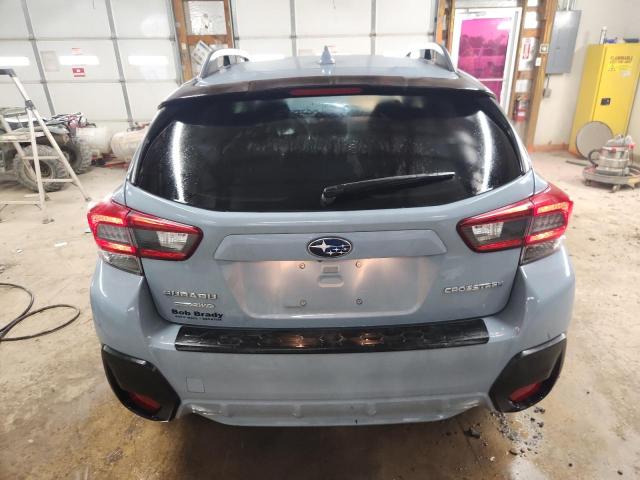 JF2GTAEC1M8252850 - 2021 SUBARU CROSSTREK PREMIUM BLUE photo 6