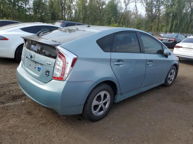 JTDKN3DU9E1844189 - 2014 TOYOTA PRIUS ლურჯი ფოტო 3