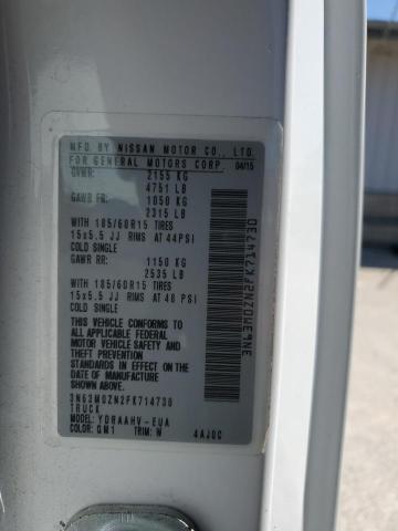 3N63M0ZN2FK714730 - 2015 CHEVROLET CITY EXPRE LT أبيض صورة 13