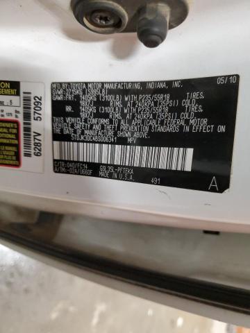 5TDJK3DC4BS006341 - 2011 TOYOTA SIENNA LE WHITE photo 13