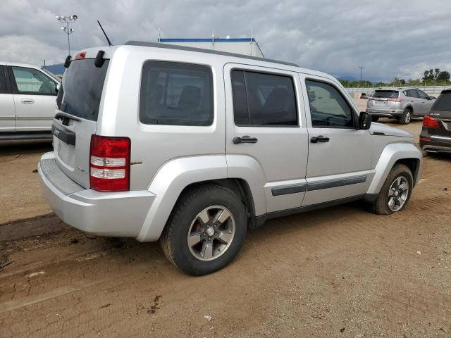 1J8GN28K98W276471 - 2008 JEEP LIBERTY SPORT SILVER photo 3