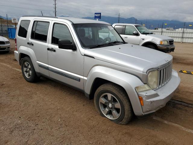 1J8GN28K98W276471 - 2008 JEEP LIBERTY SPORT SILVER photo 4