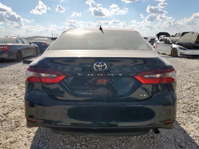 4T1C11AK3MU604197 - 2021 TOYOTA CAMRY LE BLUE photo 6