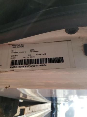 1HTMMMML1HH410016 - 2017 INTERNATIONAL 4300 4300 Սպիտակ լուսանկար 10