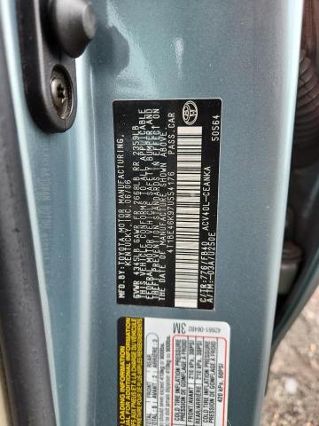 4T1BE46K97U554176 - 2007 TOYOTA CAMRY CE رمادي صورة 12