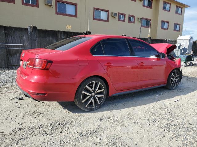 3VW4T7AJ0DM443239 - 2013 VOLKSWAGEN JETTA GLI Червоний фото 3
