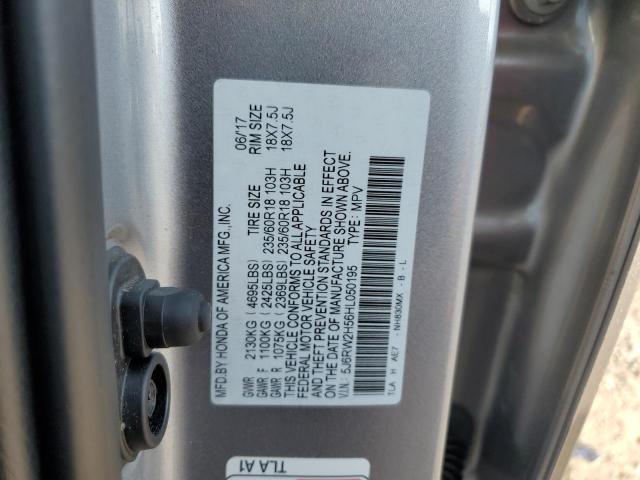 5J6RW2H56HL050195 - 2017 HONDA CR-V EX Gümüş fotoğraf 14