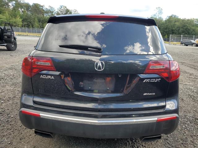 2HNYD2H46BH517242 - 2011 ACURA MDX TECHNOLOGY BLACK photo 6