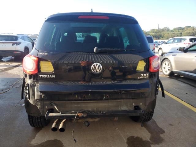 WVGBV7AX7AW510192 - 2010 VOLKSWAGEN TIGUAN SE BLACK photo 6
