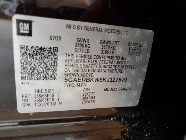 5GAERBKW6KJ127679 - 2019 BUICK ENCLAVE ESSENCE 黑色 照片 13