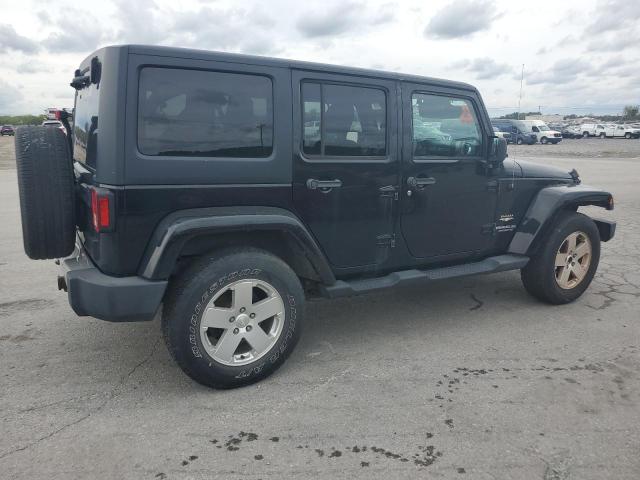 1C4BJWEG1CL179988 - 2012 JEEP WRANGLER U SAHARA შავი ფოტო 3