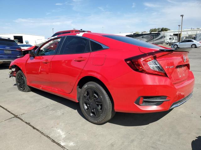 2HGFC2F61MH534944 - 2021 HONDA CIVIC LX RED photo 2