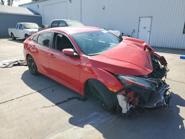2HGFC2F61MH534944 - 2021 HONDA CIVIC LX RED photo 4