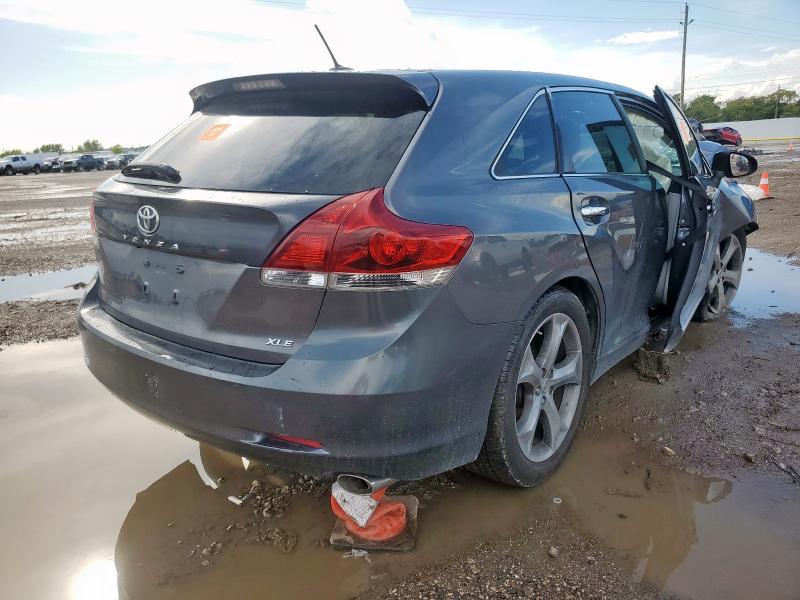 4T3ZK3BB6EU065181 - 2014 TOYOTA VENZA LE ნაცრისფერი ფოტო 3