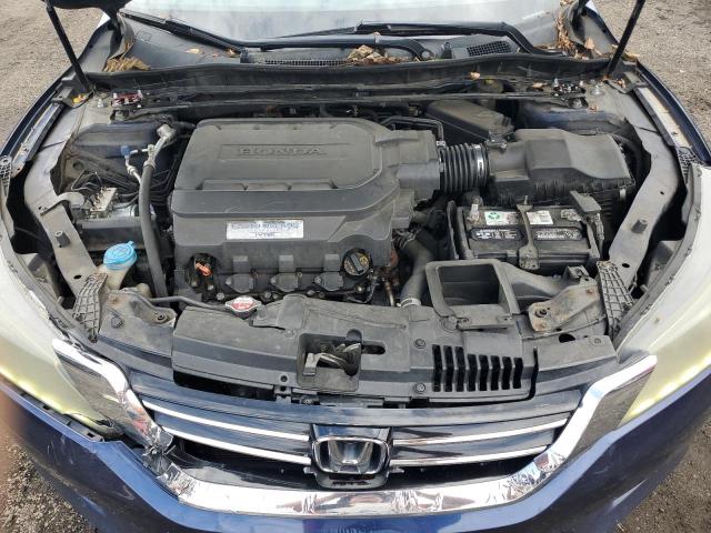 1HGCR3F86EA007829 - 2014 HONDA ACCORD EXL BLUE photo 11
