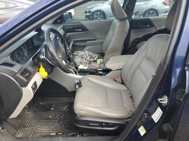 1HGCR3F86EA007829 - 2014 HONDA ACCORD EXL BLUE photo 7