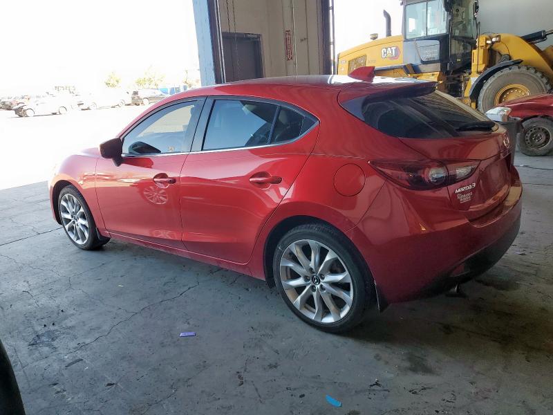 JM1BM1M36F1259666 - 2015 MAZDA 3 GRAND TOURING RED photo 2
