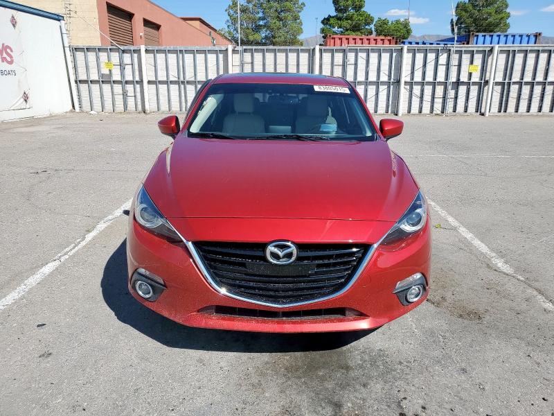 JM1BM1M36F1259666 - 2015 MAZDA 3 GRAND TOURING RED photo 5