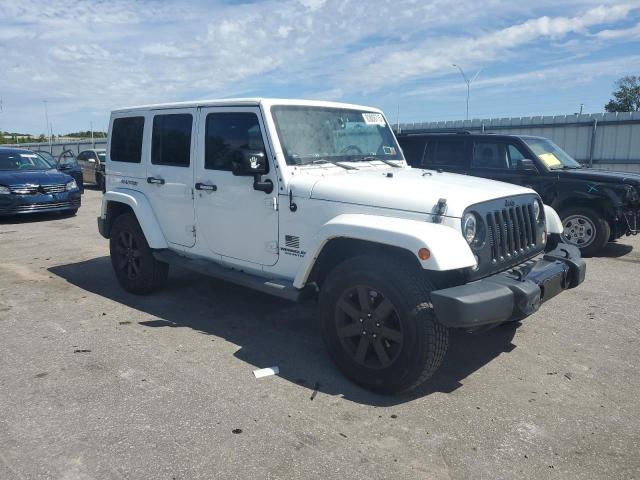 1C4HJWEG8EL271998 - 2014 JEEP WRANGLER U SAHARA WHITE photo 4