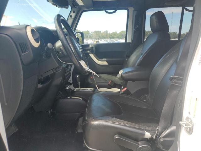 1C4HJWEG8EL271998 - 2014 JEEP WRANGLER U SAHARA WHITE photo 7