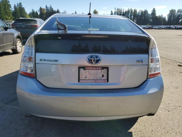 JTDKN3DUXA0081308 - 2010 TOYOTA PRIUS 银色 照片 6