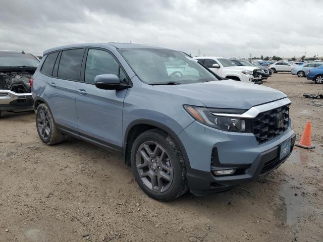 5FNYF7H56NB003813 - 2022 HONDA PASSPORT EXL BLUE photo 4