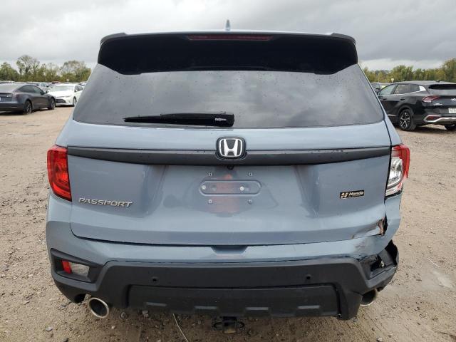 5FNYF7H56NB003813 - 2022 HONDA PASSPORT EXL BLUE photo 6
