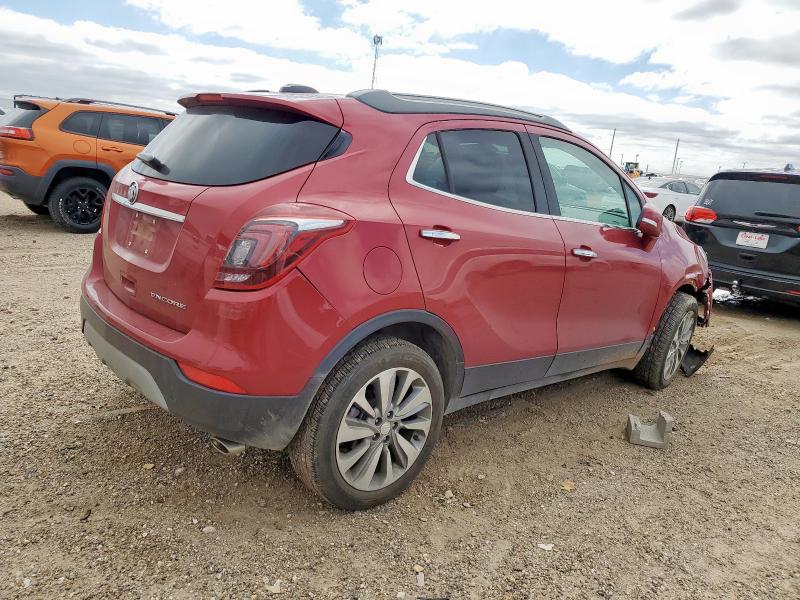 KL4CJASB8KB776943 - 2019 BUICK ENCORE PREFERRED MAROON photo 3