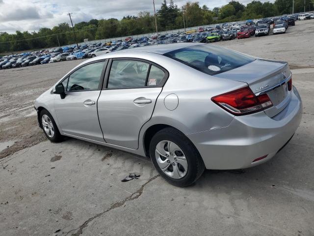 19XFB2F58DE014941 - 2013 HONDA CIVIC LX SILVER photo 2