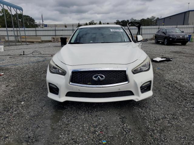 JN1BV7AP5FM330719 - 2015 INFINITI Q50 BASE WHITE photo 5