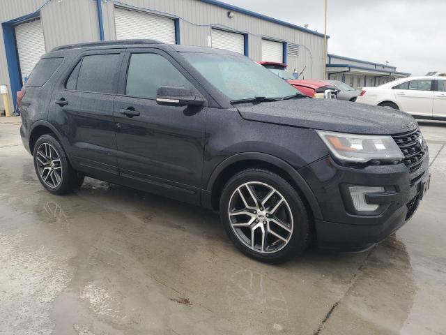 1FM5K8GT3HGB77199 - 2017 FORD EXPLORER SPORT BLACK photo 4