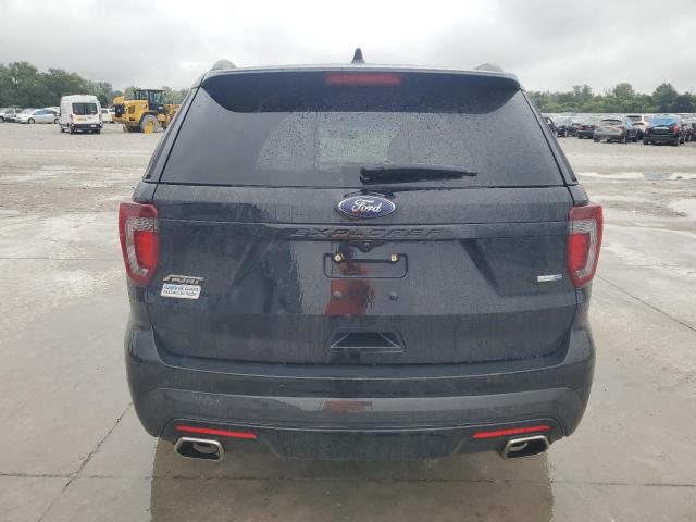 1FM5K8GT3HGB77199 - 2017 FORD EXPLORER SPORT BLACK photo 6