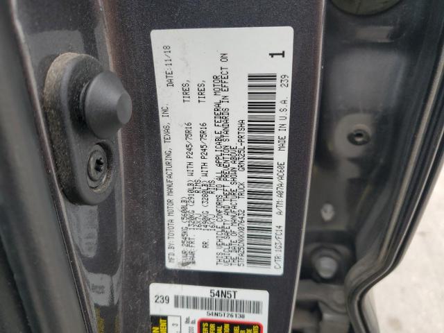 5TFAZ5CNXKX076432 - 2019 TOYOTA TACOMA DOUBLE CAB Szary zdjęcie 13