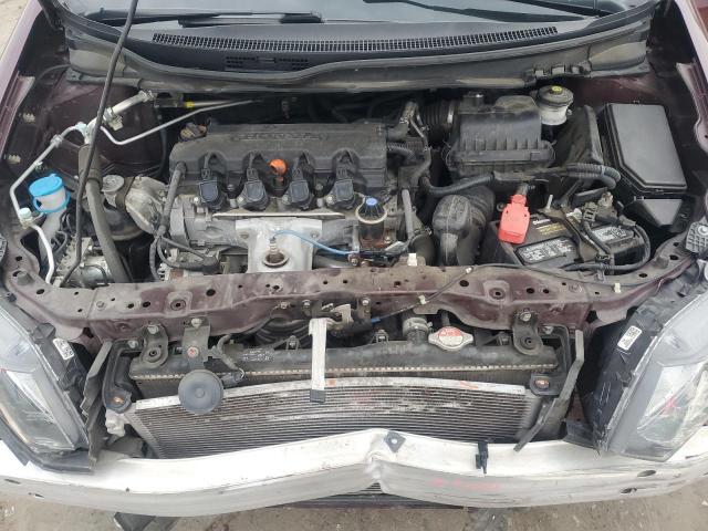 2HGFB2F56EH523384 - 2014 HONDA CIVIC LX BURGUNDY photo 11