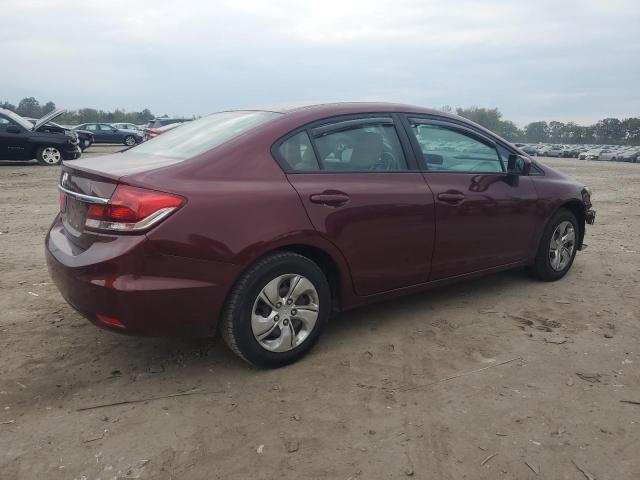 2HGFB2F56EH523384 - 2014 HONDA CIVIC LX BURGUNDY photo 3