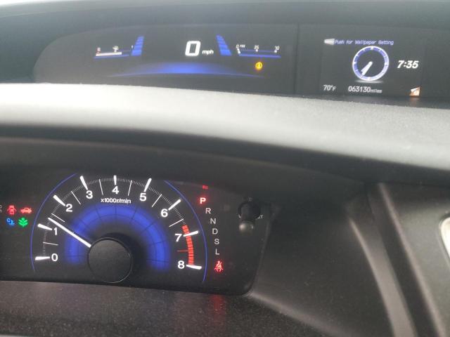 2HGFB2F56EH523384 - 2014 HONDA CIVIC LX BURGUNDY photo 9