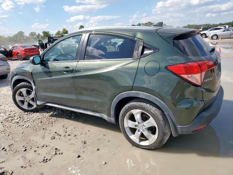 3CZRU6H78GM735861 - 2016 HONDA HR-V EXL GREEN photo 2
