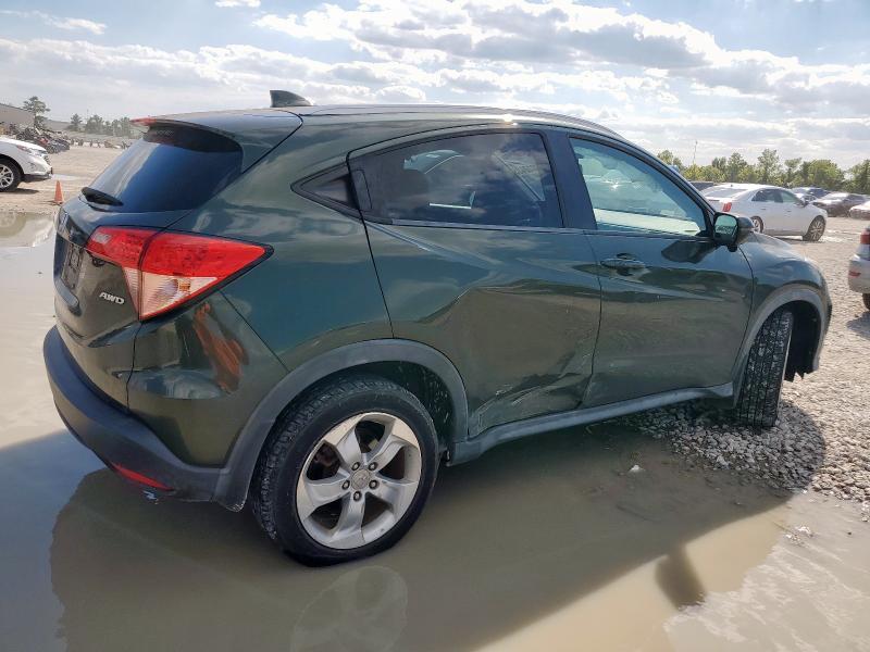 3CZRU6H78GM735861 - 2016 HONDA HR-V EXL GREEN photo 3