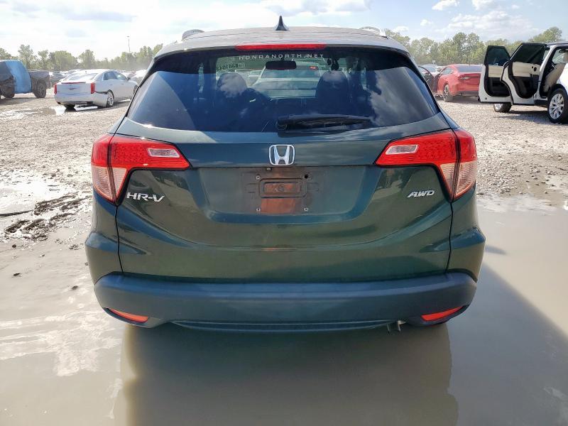 3CZRU6H78GM735861 - 2016 HONDA HR-V EXL GREEN photo 6