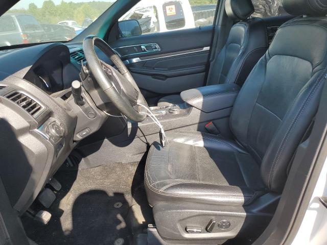 1FM5K8FH3HGB49626 - 2017 FORD EXPLORER LIMITED WHITE photo 7