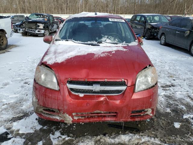 KL1TD5DE5BB203050 - 2011 CHEVROLET AVEO LS 红色 照片 5